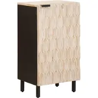 vidaXL Buffet Surface lavée blanche 40 x 33 x 75 cm