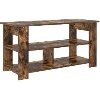 vidaXL Support TV Chêne fumé 100 x 40 x 50 cm