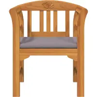 vidaXL Banc en forme de rose, aspect naturel, 68,5 x 46 x 82,5 cm, bois massif d'acacia