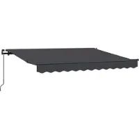 vidaXL , store enroulable anthracite, 250 x 200 cm, tissu