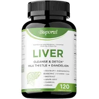 Buporai Nettoyage et désintoxication du foie (120 gélules) Complément alimentaire, foie, nettoyage, désintoxication, système immunitaire, santé du foie