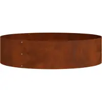 vidaXL Planteur en acier corten marron Acier corten Grand Durable