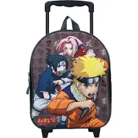 Vadobag Sac à dos 3D Naruto Ninja aussi tractable comme trolley Black One Size