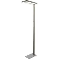 LIGHT IMPRESSIONS Lampadaire Deko-Light Office Two 100-277V AC/50-60Hz 80,00 W 4000 K 8300 lm 1950 mm argent 343016