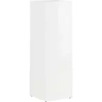 vidaXL Étagère latérale Blanc brillant 33 x 32 x 100,5 cm
