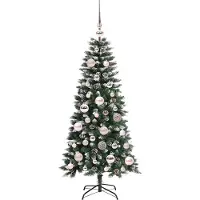 vidaXL Sapin de Noël artificiel avec 150 LED Vert 55 x 55 x 120 cm