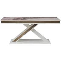 Xl Moebel Gmbh Luxe Table de salle à manger extensible Tables en bois Moderne Salle à manger Design Nouveau