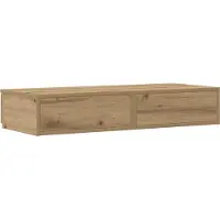 vidaXL Tiroirs de lit avec tiroir chêne artisanal 80 x 36.5 x 16.5 cm