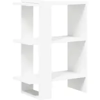 vidaXL Étagère Blanc 52 x 25 x 71,5 cm Bois d'ingénierie