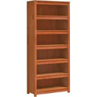 vidaXL Bibliothèque Cire marron 80 x 35 x 183 cm Bois de pin massif