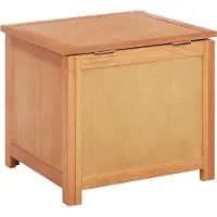 vidaXL Boîte de rangement 50 x 45 x 45 cm en chêne massif