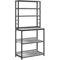 vidaXL Étagère de cuisine Gris Sonoma 80 x 40 x 168 cm