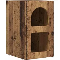 vidaXL Table de chevet Bois ancien 29,5 x 35 x 50 cm Bois d'ingénierie