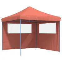 vidaXL Tente de réception Terracotta 292 x 292 x 315 cm Tissu Oxford
