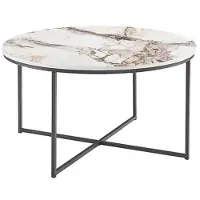 Xl Moebel Gmbh Table basse minimaliste meubles de salon pieds métalliques noirs Haute qualité