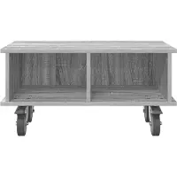 vidaXL Meuble TV Gris Sonoma 68,5 x 35 x 35 cm Bois d'ingénierie