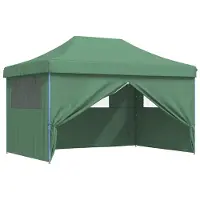 vidaXL Tente de réception verte 292 x 440 x 315 cm Tissu Oxford