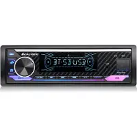 Caliber Autoradio avec Bluetooth - Autoradio avec USB, SD, AUX, FM - 1 DIN - Mains libres - Port de charge USB - 4 x 100 Watt (RMD058)