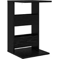 vidaXL Table d'appoint Chêne noir 40 x 35 x 60,5 cm Bois d'ingénierie