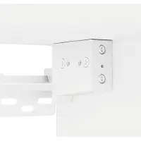 vidaXL Meuble TV mural blanc 30 x 31 x 60 cm Bois composite