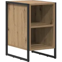 vidaXL Table de chevet 2 pcs Chêne artisan 39.5 x 30 x 50 cm
