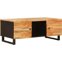 vidaXL Table basse marron 100 x 54 x 40 cm bois massif mangue