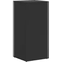 vidaXL Étagère latérale noire 33 x 32 x 70,5 cm Matériau dérivé du bois