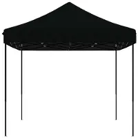 vidaXL Tente de fête, 292 x 440 x 315 cm, noire, en tissu Oxford