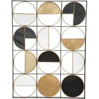 Atmosphera Déco Murale Méta ZAK 76 x 101,5