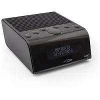 Caliber Radio-réveil avec radio FM et DAB+ - Noir (HCG011DAB)