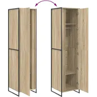 vidaXL Armoire Sonoma, 50 x 50 x 200 cm, en panneaux de particules