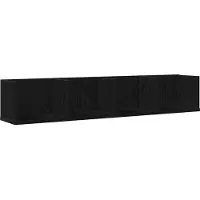 vidaXL Étagère Murale Chêne noir 100 x 18 x 18 cm Bois d'ingénierie
