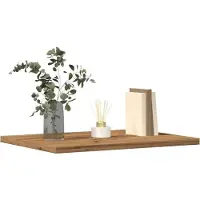 vidaXL Étagères 4 pcs. Chêne Artisan 40x30x1,5 cm Matériau dérivé du bois