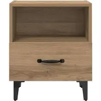 vidaXL Cabinet de chevet 2 pcs chêne artisanal 40 x 35 x 47.5 cm