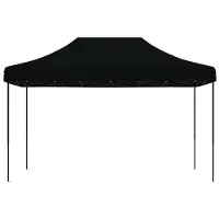 vidaXL Tente de réception noire 292 x 440 x 315 cm Tissu Oxford