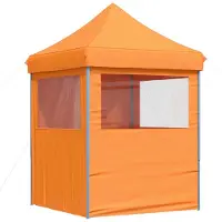 vidaXL Tente de réception orange 200 x 200 x 306 cm Tissu Oxford
