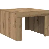 vidaXL Table basse en chêne Artisan 50 x 50 x 35 cm Bois composite
