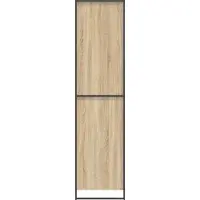 vidaXL Armoire Sonoma, 50 x 50 x 200 cm, en panneaux de particules