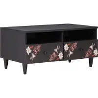 vidaXL Table basse multicolore 80 x 54 x 40 cm bois massif mangue