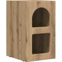 vidaXL Table de chevet Chêne artisanal 29,5 x 35 x 50 cm