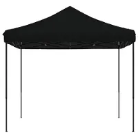 vidaXL Tente de réception noire 292 x 292 x 315 cm Tissu Oxford