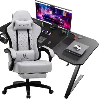 GTPLAYER GTPALYER table de jeu table de jeu + chaise de jeu- set, table d'ordinateur chaise set pour le jeu seulement table de jeu et chaise de jeu