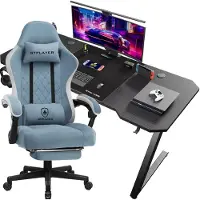 GTPLAYER GTPALYER table de jeu table de jeu + chaise de jeu- set, table d'ordinateur chaise set pour le jeu seulement table de jeu et chaise de jeu