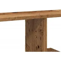 vidaXL Étagère TV murale vieux bois 125x18x23 cm bois d'ingénierie
