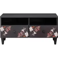 vidaXL Table basse multicolore 80 x 54 x 40 cm bois massif mangue