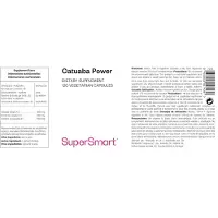 SuperSmart Catuaba Power Dietary Supplement - 120 Gél. Vég.