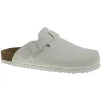 Jane Klain : Chaussures, sandales, pantoufles, confort, chaussures à semelles compensées, blanc, chaussures de loisirs