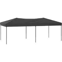 vidaXL Tente de réception pliante anthracite 3x6 m