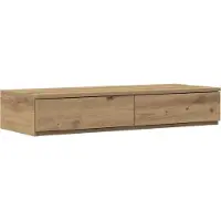 vidaXL Tiroirs de lit avec tiroir chêne artisanal 90 x 36.5 x 16.5 cm