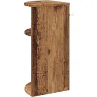 vidaXL Table d'appoint Bois ancien 29,6 x 29,6 x 60 cm